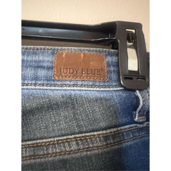 Judy Blue Women’s Size 26 Stretch Skinny Jeans Blue Dark Wash Denim Distressed - Picture 9 of 11